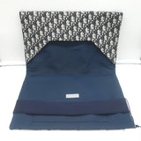 Christian Dior Oblique Kit Voyage Travel Bag Ecru/Navy Clutch Unisex NEW