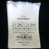 Christian Dior J'Adior 8 Cashmere V-Neck Sweater Black Size US 4