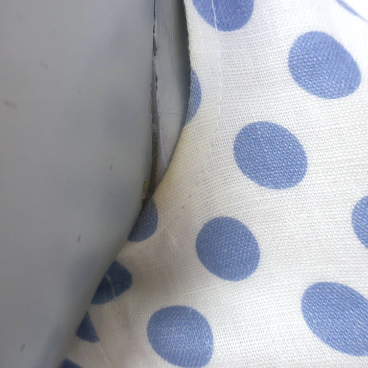 Zimmermann Super Eight Safari Polka Dot Mini Dress White/Blue Linen Size 0