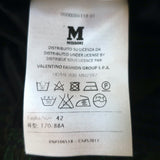 M Missoni Asymmetric Midi Skirt Navy/Green Cotton-Blend Plaid Size 42