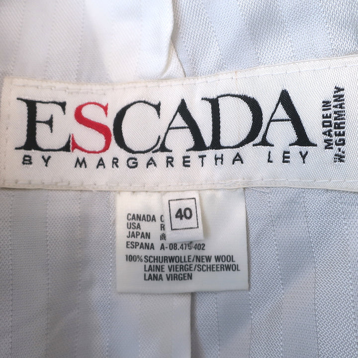 Escada by Margaretha Ley Houndstooth Double Breasted Blazer Black/White Size 40
