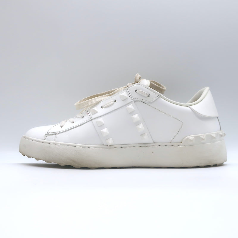 Valentino + Inez &amp; Vinoodh Rockstud Floral Untitled Sneakers White Size 38.5
