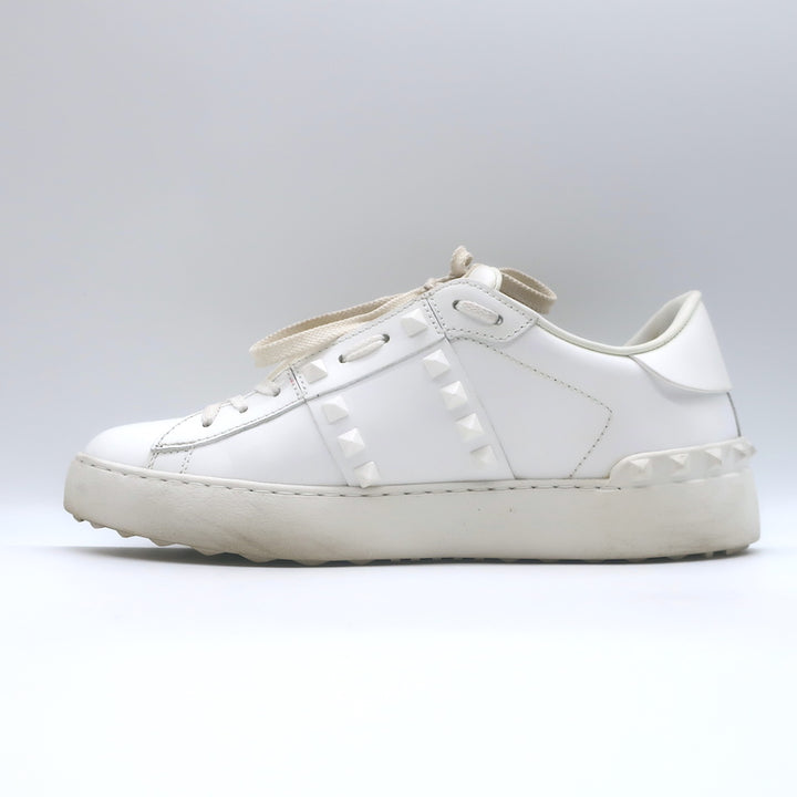Valentino + Inez &amp; Vinoodh Rockstud Floral Untitled Sneakers White Size 38.5