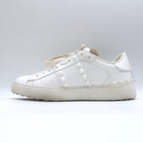 Valentino + Inez & Vinoodh Rockstud Floral Untitled Sneakers White Size 38.5