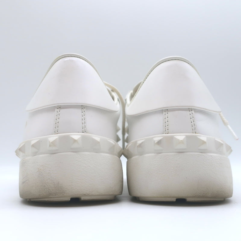 Valentino + Inez &amp; Vinoodh Rockstud Floral Untitled Sneakers White Size 38.5
