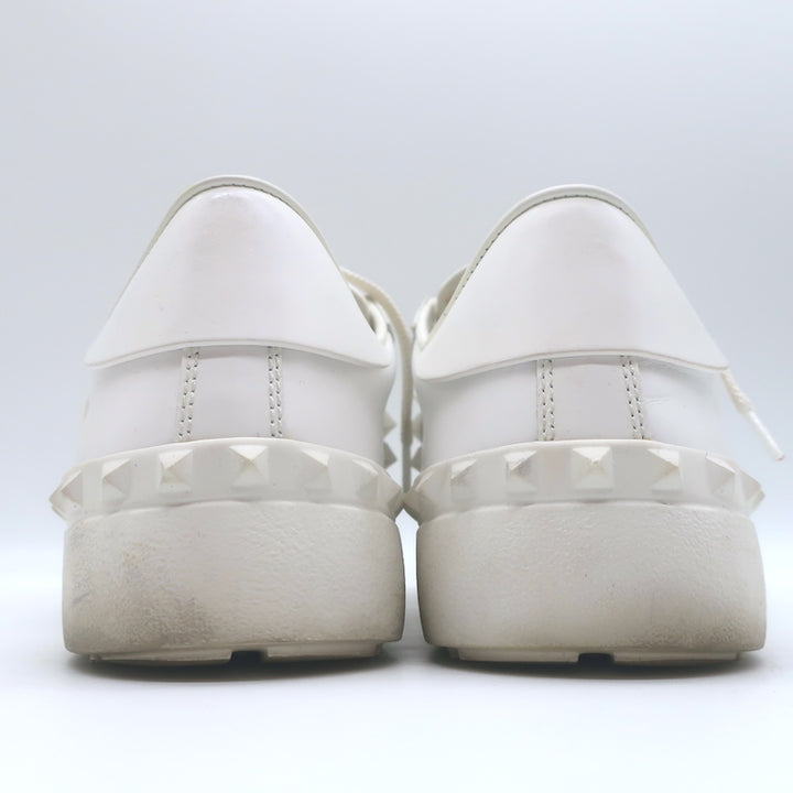 Valentino + Inez &amp; Vinoodh Rockstud Floral Untitled Sneakers White Size 38.5