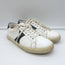 Celine Triomphe TR01L Low Top Sneakers White & Black Leather Size 37