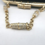 Gucci Crystal-Embellished Bamboo Strap Mini Evening Bag Black Beaded Satin