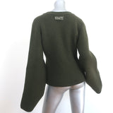 Khaite Scarlet Cashmere Cardigan Olive Size Small
