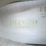 Valentino + Inez & Vinoodh Rockstud Floral Untitled Sneakers White Size 38.5