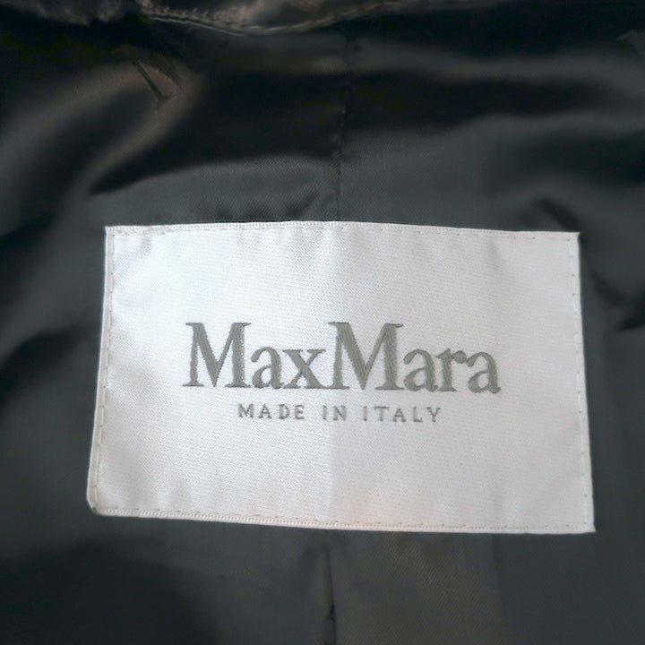 Max Mara Teddy Bear Icon Coat Gray Wool-Alpaca Size Medium