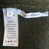 Khaite Scarlet Cashmere Cardigan Olive Size Small