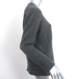 Christian Dior J'Adior 8 Cashmere V-Neck Sweater Gray Size US 2