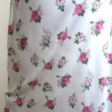 LoveShackFancy x Morgan Lane Stella Slip Dress White Floral Satin Size Large