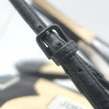 Jimmy Choo Gemma 40 Slingback Pumps Black Leather & Clear Plexi Size 38.5