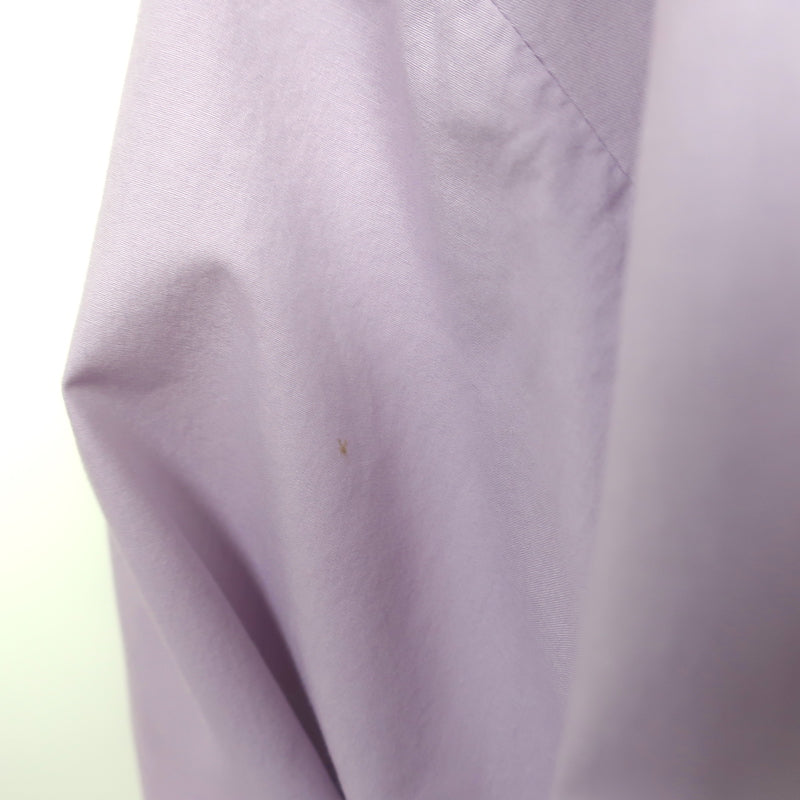 Nili Lotan Blouse Mattie Lilac Cotton Size Medium Blouson Sleeve Top