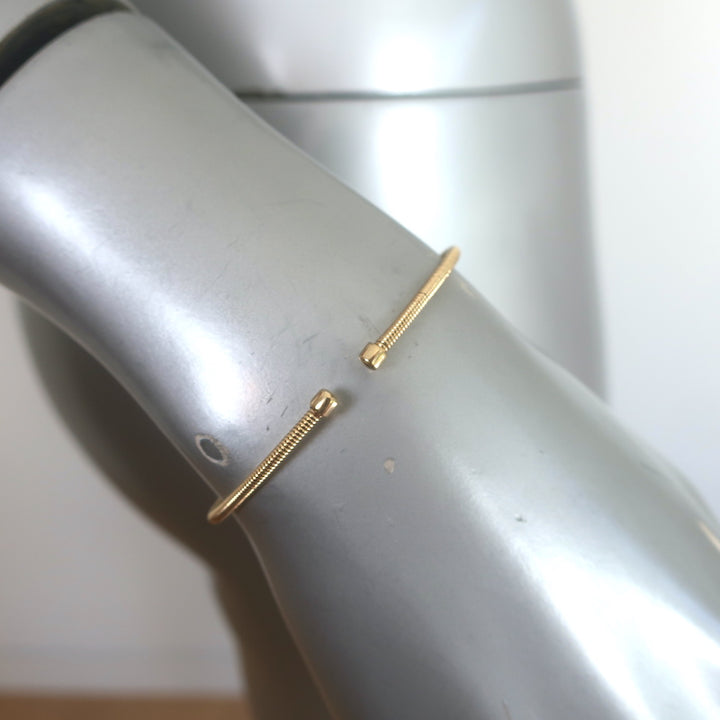 Dana Rebecca Ava Bea Flexi Diamond Cuff Bracelet 14k Yellow Gold