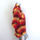 Aviator Nation Flannel Western Shirt Red Surfy Plaid Size Small Unisex NEW