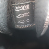 Prada America's Cup Sneakers Brown Patent Leather & Gray Mesh Size 39.5