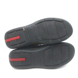 Prada America's Cup Sneakers Brown Patent Leather & Gray Mesh Size 39.5