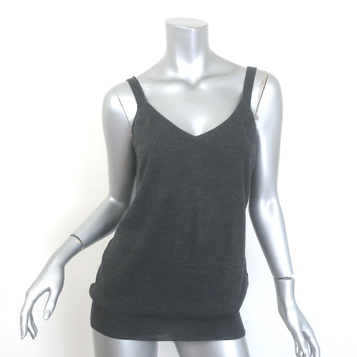 Dolce &amp; Gabbana Knit Tank Top Charcoal Size 42