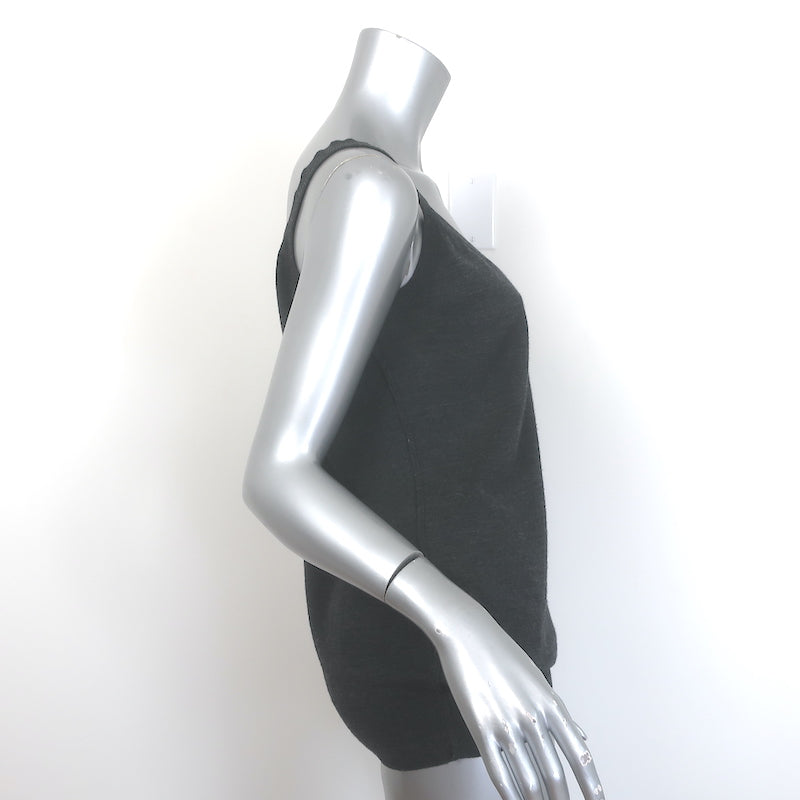 Dolce &amp; Gabbana Knit Tank Top Charcoal Size 42