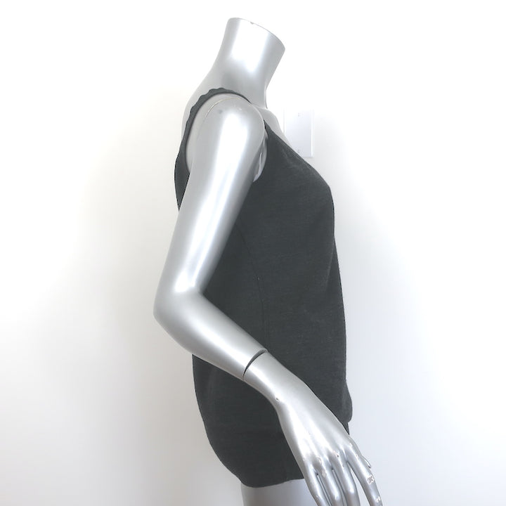 Dolce &amp; Gabbana Knit Tank Top Charcoal Size 42