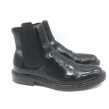 Saint Laurent Chelsea Boots Black Polished Leather Size 41.5