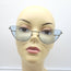 Gucci Cat Eye Sunglasses Silver/Light Blue GG1006S 004