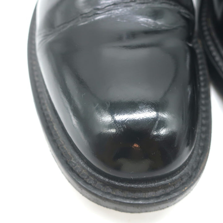 Saint Laurent Chelsea Boots Black Polished Leather Size 41.5