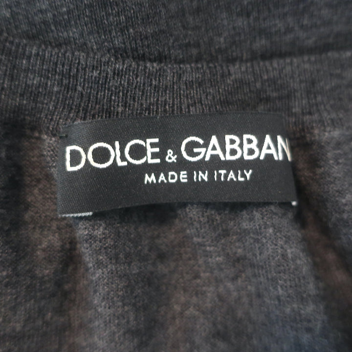 Dolce &amp; Gabbana Knit Tank Top Charcoal Size 42