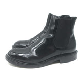 Saint Laurent Chelsea Boots Black Polished Leather Size 41.5