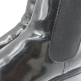 Saint Laurent Chelsea Boots Black Polished Leather Size 41.5