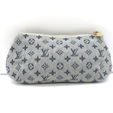 Louis Vuitton Mini Lin Anne Sophie Pochette Blue Canvas & Leather Clutch Bag