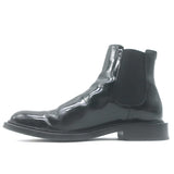 Saint Laurent Chelsea Boots Black Polished Leather Size 41.5