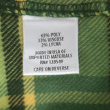Aviator Nation Plaid Flannel Western Shirt Avocado Size Small Unisex NEW