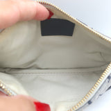 Louis Vuitton Mini Lin Anne Sophie Pochette Blue Canvas & Leather Clutch Bag