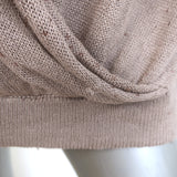 Brunello Cucinelli Sequined Open-Front Sleeveless Sweater Beige Size Large