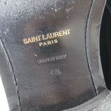 Saint Laurent Chelsea Boots Black Polished Leather Size 41.5