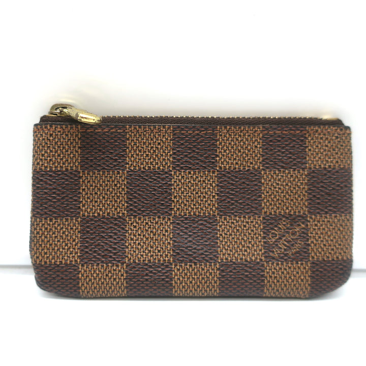 Louis Vuitton Damier Key Pouch Ebene Canvas