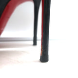 Christian Louboutin Kate 100 Pumps Black Patent Size 36 Pointed Toe Heels