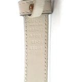 Gucci GG Marmont Skinny Belt Cream Leather Size 85 US 34