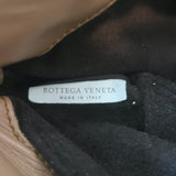 Bottega Veneta Braided Strap Mini Wristlet Clutch Beige Intrecciato Leather