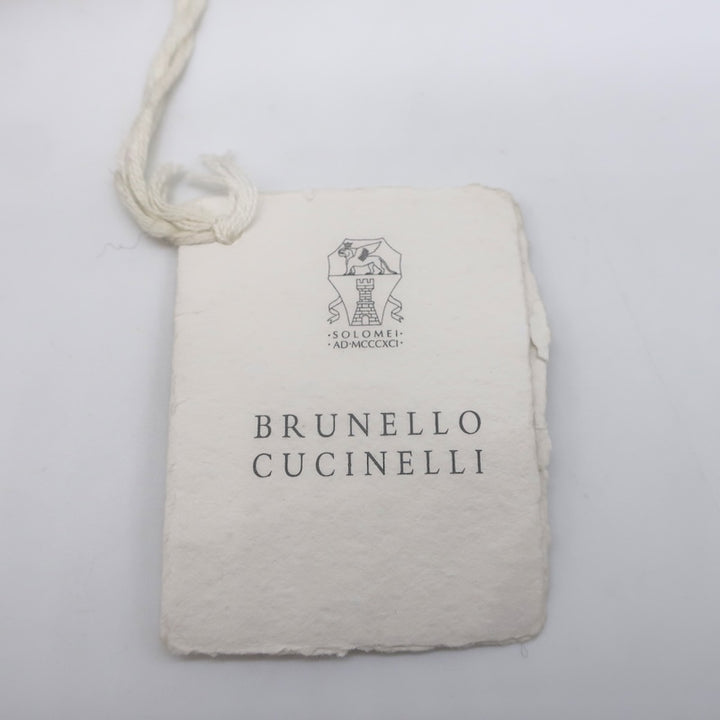 Brunello Cucinelli Monili-Trimmed Belt Bag Cream Pebbled Leather Crossbody