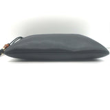 Gucci Bamboo Tassel Zip Large Clutch Bag Black Leather