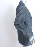 Chanel Identification 00C Denim Blazer Blue Size 44 Two-Button Jacket