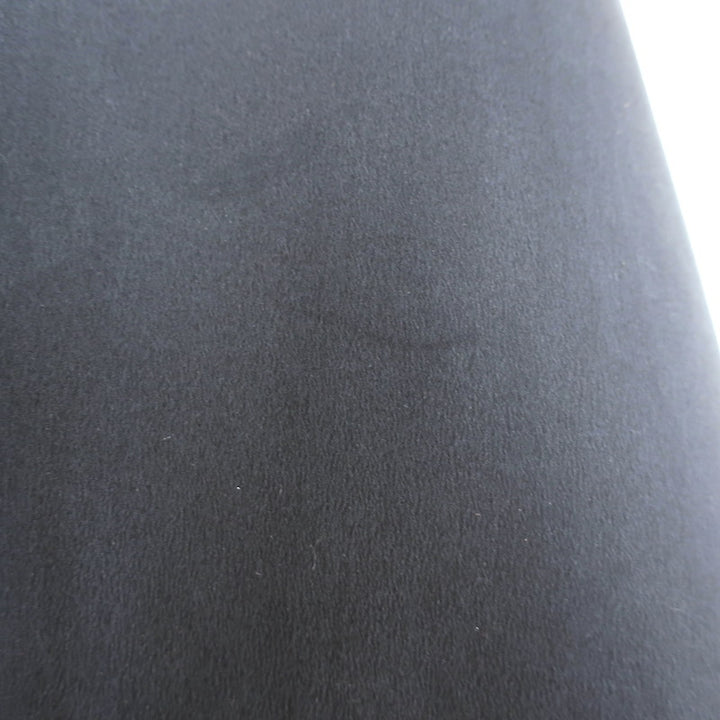 Doen Sicilia Ruffled Lace-Trim Maxi Dress Black Matte Satin Size Small