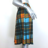 Pleats Please Issey Miyake Plaid Skirt Blue/Yellow Size 3
