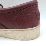 Bottega Veneta Dodger Butterfly Intrecciato Leather Sneakers Burgundy Size 37.5