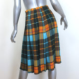 Pleats Please Issey Miyake Plaid Skirt Blue/Yellow Size 3